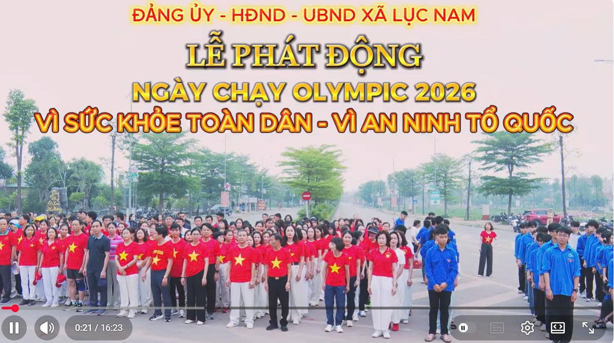 Lễ phát động -Ngày chạy Olympic 2026- xã Lục Nam - tỉnh Bắc Ninh - YouTube.mp4